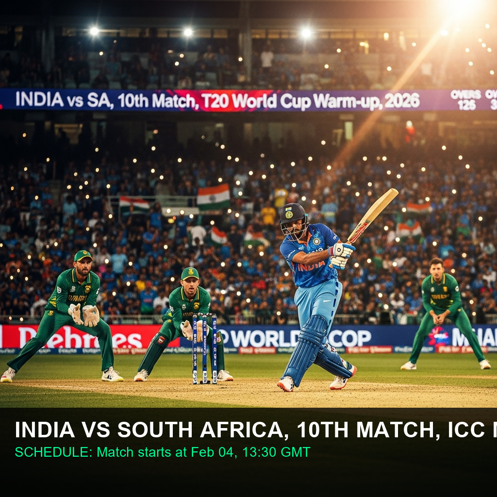 Preview: India vs South Africa, 10th Match, ICC Men's T20 World Cup Warm up Matches 2026